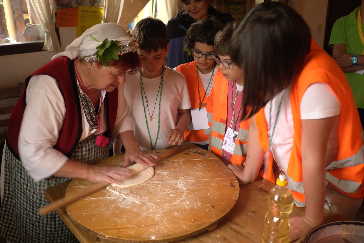 Children learn to bake traditionally | Lucky Bansko Kids Camp